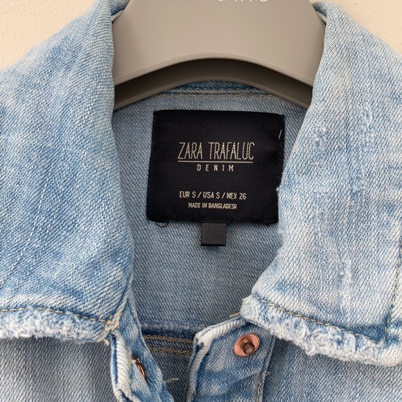 ZARA TRAFALUC denim jacket - Picture 2 of 3